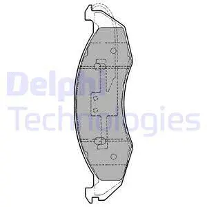 Brake Pad Set, disc brake (LP1191)