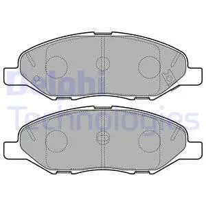 Brake Pad Set, disc brake (LP3169)