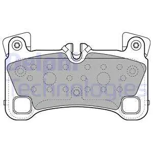 Brake Pad Set, disc brake (LP2118)