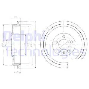 Brake Drum (BF406)