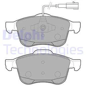 Brake Pad Set, disc brake (LP2241)