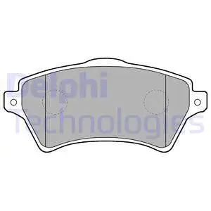 Brake Pad Set, disc brake (LP1652)