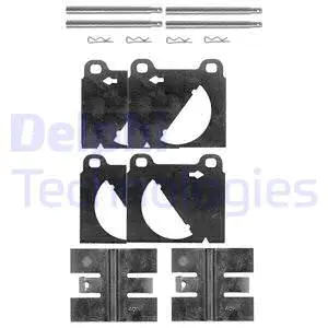 Accessory Kit, disc brake pad (LX0105)