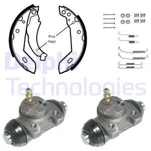 Brake Shoe Set (KP666)