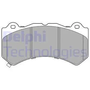 Brake Pad Set, disc brake (LP3154)