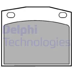 Brake Pad Set, disc brake (LP118)