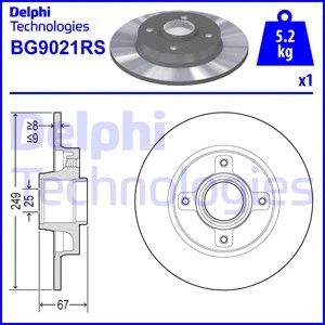 Brake Disc (BG9021RS)