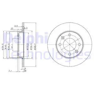 Brake Disc (BG3653C)