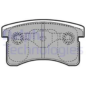 Brake Pad Set, disc brake (LP1141)