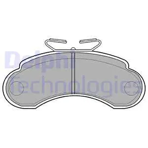 Brake Pad Set, disc brake (LP735)