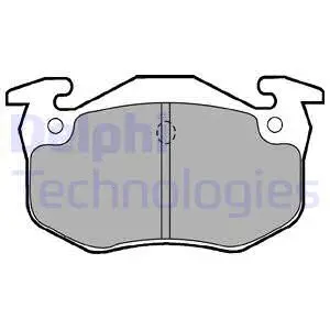 Brake Pad Set, disc brake (LP1453)