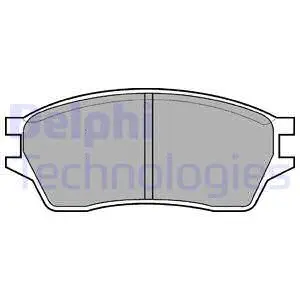 Brake Pad Set, disc brake (LP561)