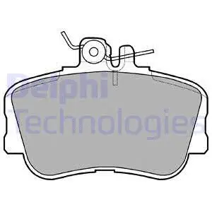 Brake Pad Set, disc brake (LP881)