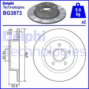 Brake Disc (BG3873)