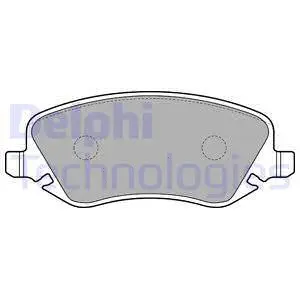 Brake Pad Set, disc brake (LP1795)