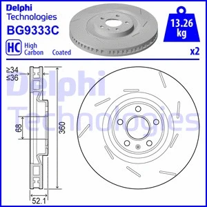 Brake Disc (BG9333C)
