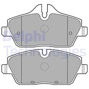 Brake Pad Set, disc brake (LP2186)