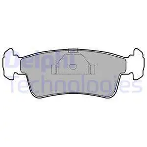 Brake Pad Set, disc brake (LP969)