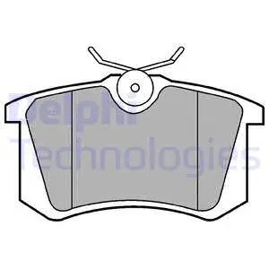 Brake Pad Set, disc brake (LP2255)