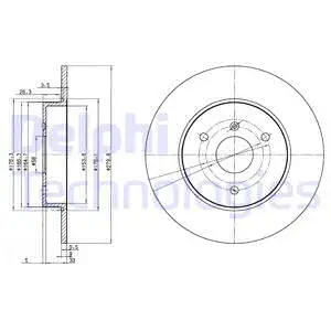 Brake Disc (BG3526)