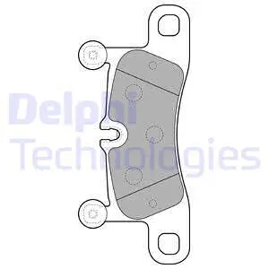 Brake Pad Set, disc brake (LP2233)