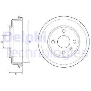 Brake Drum (BF554)