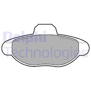 Brake Pad Set, disc brake (LP771)