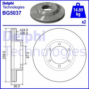 Brake Disc (BG5037)