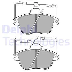 Brake Pad Set, disc brake (LP740)