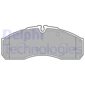 Brake Pad Set, disc brake (LP2042)