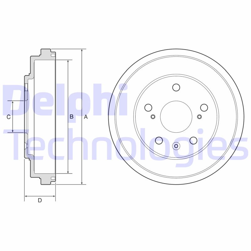 Brake Drum (BF572)