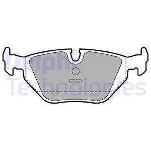 Brake Pad Set, disc brake (LP907)