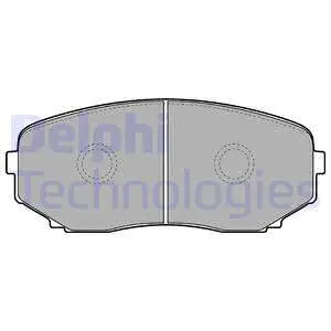 Brake Pad Set, disc brake (LP2098)