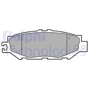 Brake Pad Set, disc brake (LP939)