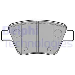 Brake Pad Set, disc brake (LP2178)
