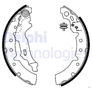 Brake Shoe Set (LS1903)