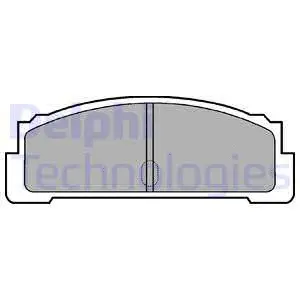 Brake Pad Set, disc brake (LP29)