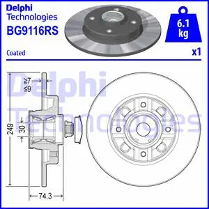 Brake Disc (BG9116RS)