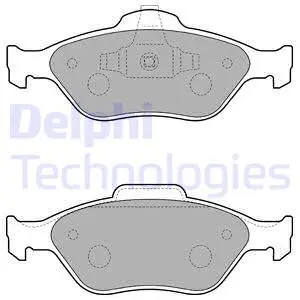 Brake Pad Set, disc brake (LP1729)