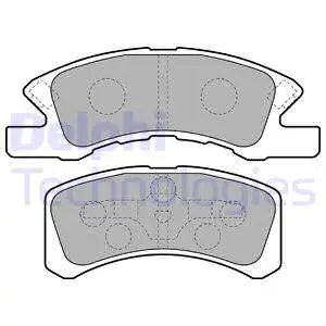 Brake Pad Set, disc brake (LP1918)