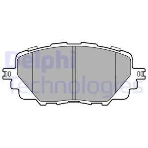 Brake Pad Set, disc brake (LP3284)
