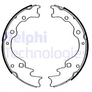Brake Shoe Set (LS1476)