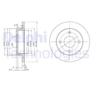Brake Disc (BG2357)