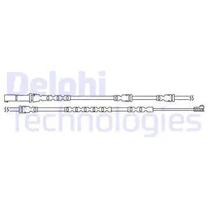 Warning Contact, brake pad wear (LZ0219)