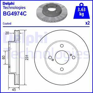 Brake Disc (BG4974C)