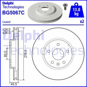 Brake Disc (BG5067C)