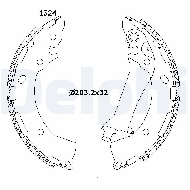 Brake Shoe Set (LS2200)