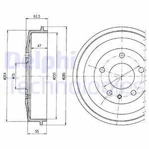 Brake Drum (BF323)