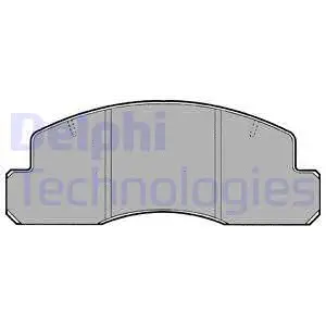 Brake Pad Set, disc brake (LP1399)