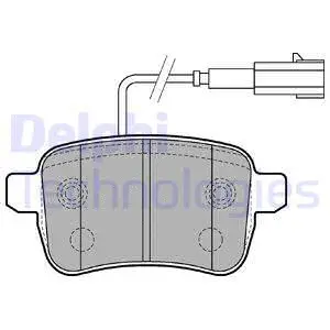 Brake Pad Set, disc brake (LP2222)